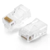 Наконечники Ugreen RJ45 8P8C UTP Cat.5 | Cat.5e Transparent (100 Pack) (50246-ugreen)