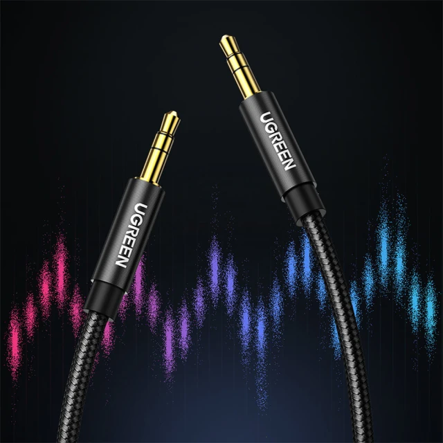 Кабель Ugreen Audio Cable 2x Mini Jack 2m Black (6957303853632)