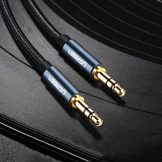 Кабель Ugreen Audio Cable 2x Mini Jack 2m Black (6957303853632)