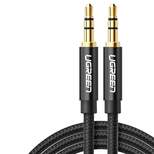 Кабель Ugreen Audio Cable 2x Mini Jack 2m Black (6957303853632)