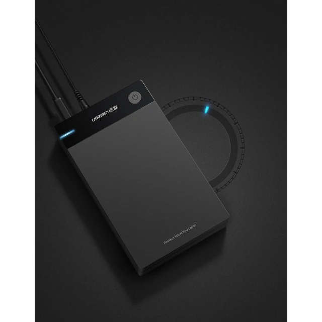 Корпус для зовнішнього жорсткого диска Ugreen HDD SATA 3.5