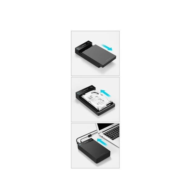 Корпус для зовнішнього жорсткого диска Ugreen HDD SATA 3.5