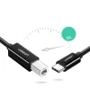 Кабель Ugreen USB-C to USB-B 480Mb/s 2m Black (6957303854462)