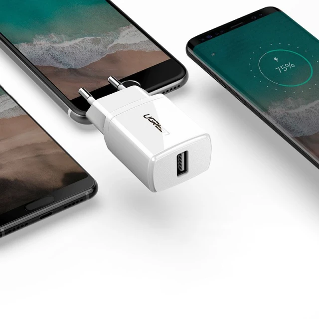 Мережевий зарядний пристрій Ugreen 10.5W USB-A Black (50459)