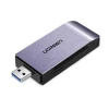 Адаптер Ugreen SD/micro SD/CF/MS Card Reader for USB-А Gray (UGR324SLV)