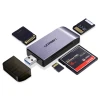 Адаптер Ugreen SD/micro SD/CF/MS Card Reader for USB-А Gray (UGR324SLV)