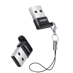 Адаптер Ugreen USB-A to USB-C Black (6957303855681)