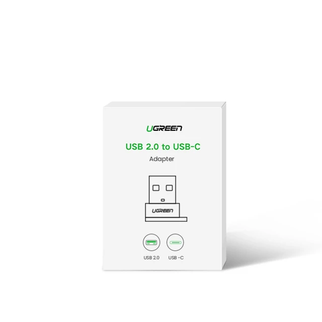 Адаптер Ugreen USB-A to USB-C Black (6957303855681)