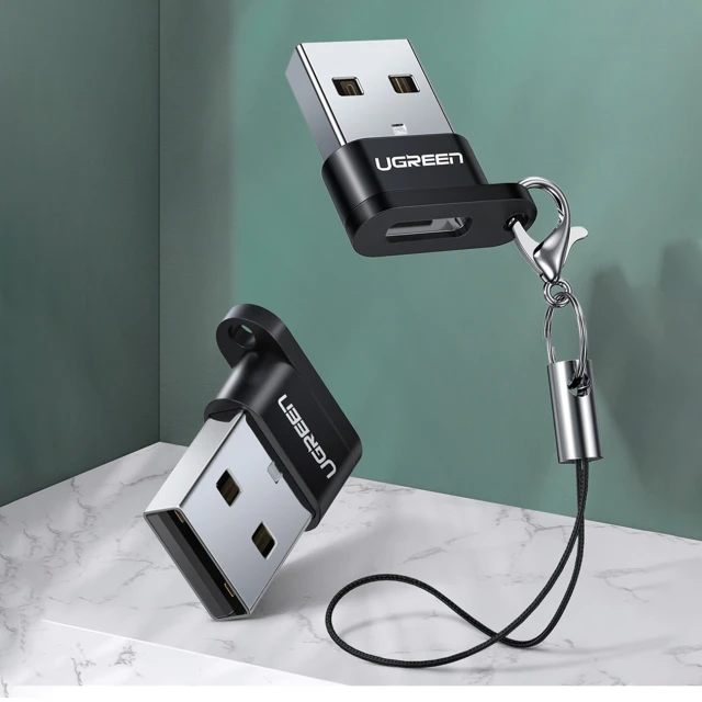Адаптер Ugreen USB-A to USB-C Black (6957303855681)