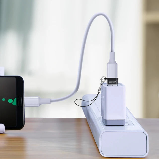 Адаптер Ugreen USB-A to USB-C Black (6957303855681)