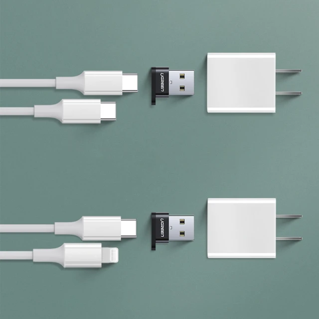 Адаптер Ugreen USB-A to USB-C Black (6957303855681)