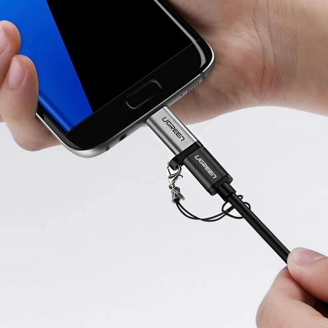 Адаптер Ugreen USB Type-C to micro USB Gray (6957303855902)