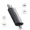 Адаптер Ugreen SD/micro SD Card Reader for USB-А/USB Type-C Gray (UGR179)