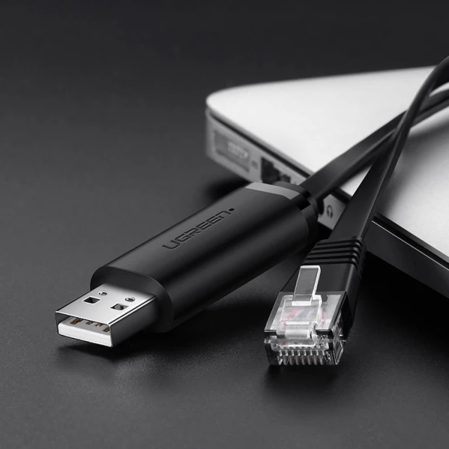 Кабель Ugreen USB-A to Ethernet RJ45 1.5m Black (UGR597BLK)