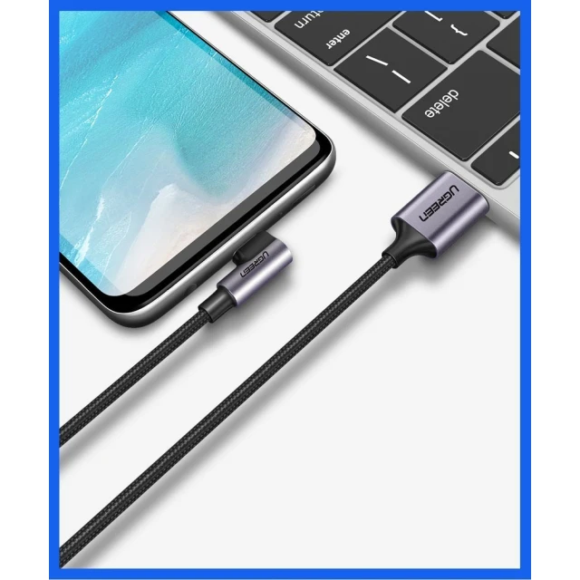 Кабель Ugreen USB-A to USB Type-C 3A 1m Gray (6957303859412)