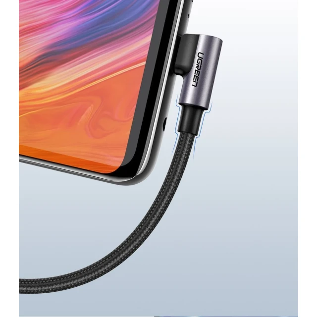 Кабель Ugreen USB-A to USB Type-C 3A 1m Gray (6957303859412)