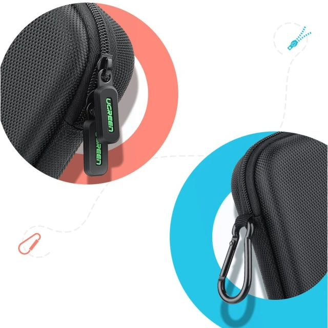 Чохол Ugreen Case Box for Nintendo Switch and Accessories 26cm x 12cm x 4cm Black (UGR482BLK)