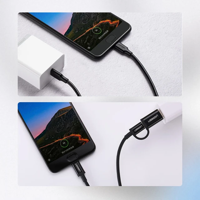 Кабель Ugreen USB Type-C 3A 1m Black (6957303859979)