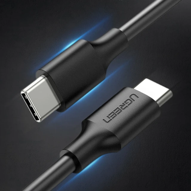 Кабель Ugreen USB Type-C 3A 1.5m Black (6957303859986)
