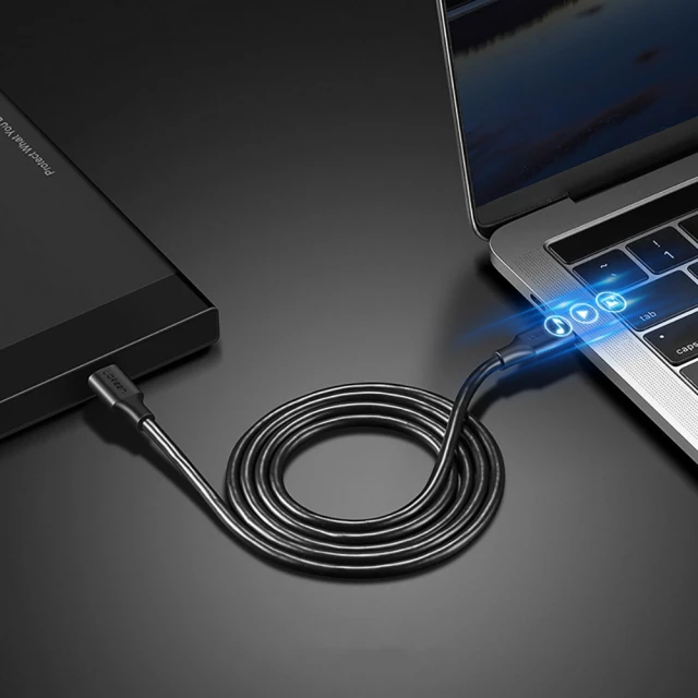 Кабель Ugreen USB Type-C 3A 1.5m Black (6957303859986)