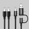 Кабель Ugreen USB Type-C 3A 1.5m Black (6957303859986)