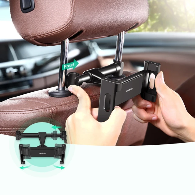 Автодержатель Ugreen Car Holder on the Headrest Black (UGR283)