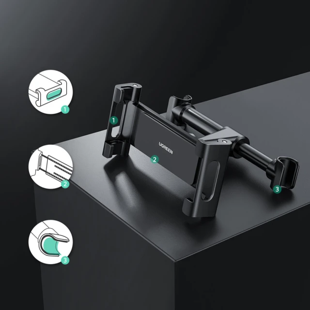 Автодержатель Ugreen Car Holder on the Headrest Black (UGR283)