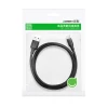 Кабель Ugreen Quick Charge USB-A to USB Type-C 3A 0.25m Black (6957303861149)