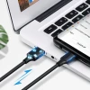 Кабель Ugreen Quick Charge USB-A to USB Type-C 3A 0.25m Black (6957303861149)