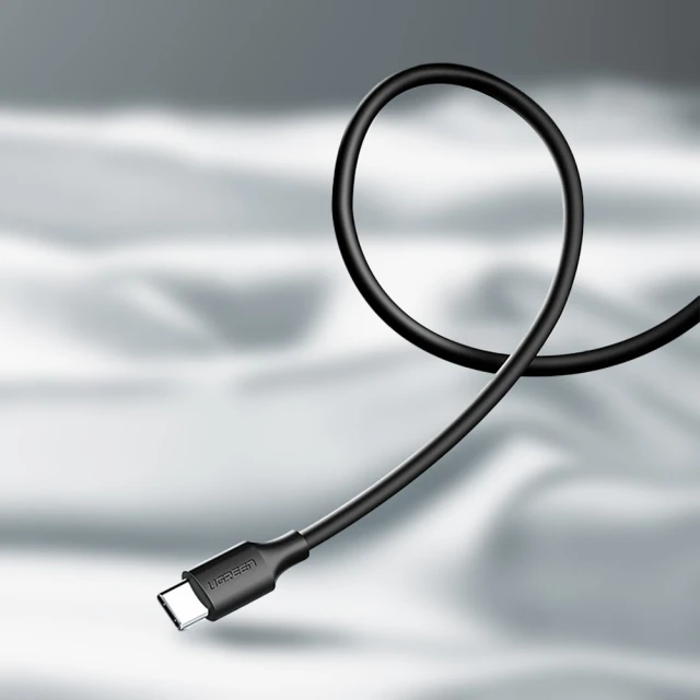 Кабель Ugreen Quick Charge USB-A to USB Type-C 3A 0.25m Black (6957303861149)