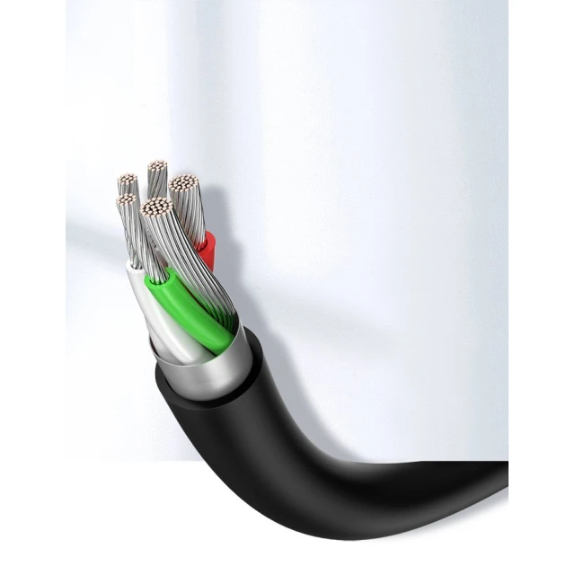 Кабель Ugreen USB-A to USB Type-C 2A 1m Black (6957303861163)
