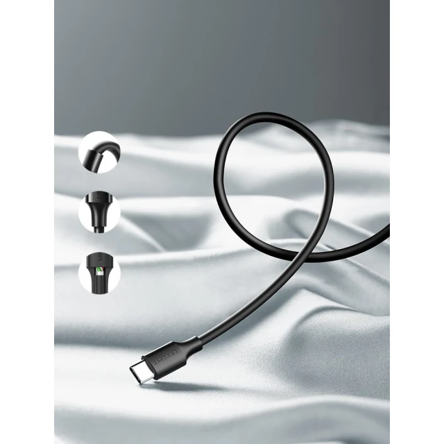 Кабель Ugreen USB-A to USB Type-C 2A 2m Black (6957303861187)