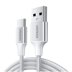 Кабель Ugreen US288 USB-A / USB-C QC 3.0 3A 0.5m Білий (60130)