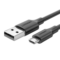 Кабель Ugreen US289 USB-A to microUSB Fast Charging 18W 0.25m Black (60134)