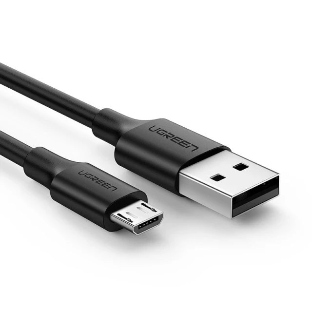 Кабель Ugreen USB-A to micro USB 2A 1m Black (6957303861361)