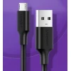 Кабель Ugreen USB-A to micro USB 2.4A 1.5m Black (UGR1417)