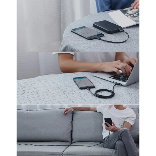Кабель Ugreen USB-A to micro USB 2.4A 1.5m Black (UGR1417)