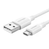 Кабель Ugreen US289 USB-A to microUSB Fast Charging 18W 1m White (60141-Ugreen)