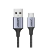 Кабель Ugreen USB-A to micro USB 1m Gray (6957303861460)