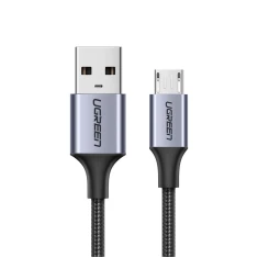Кабель Ugreen USB-A to micro USB 1m Gray (6957303861460)