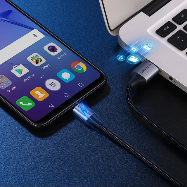 Кабель Ugreen USB-A to micro USB 1m Gray (6957303861460)