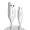 Кабель Ugreen US290 USB-A to microUSB Fast Charging 18W 2m White (60153)