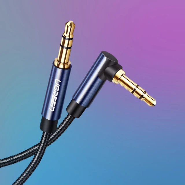 Кабель Ugreen AUX 2x Mini Jack 3.5mm 1m Blue (6957303861798)