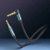 Кабель Ugreen AUX Angled Cable 2x Mini Jack 3.5mm 1.5m Blue (6957303861804)