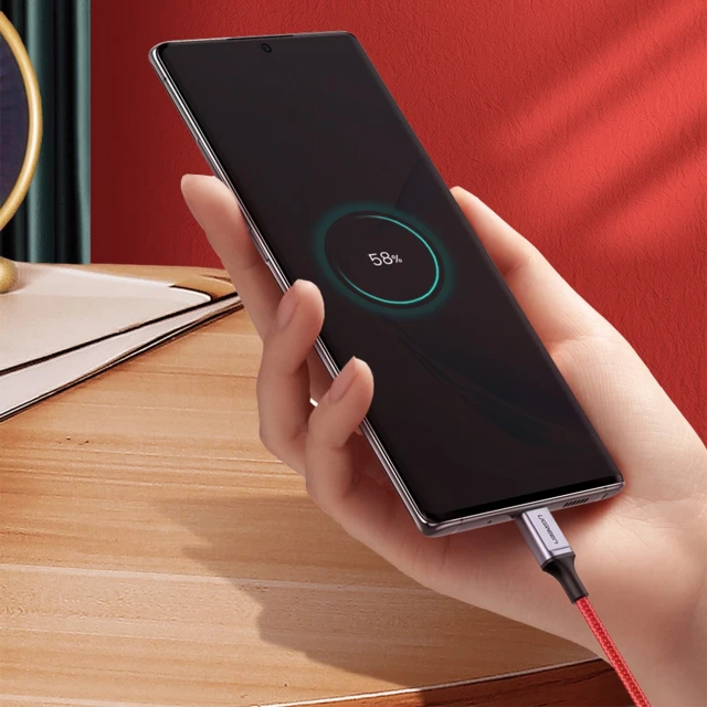 Кабель Ugreen US294 USB-C 2.0 / USB-C 2.0 3A Червоний (60186-ugreen)