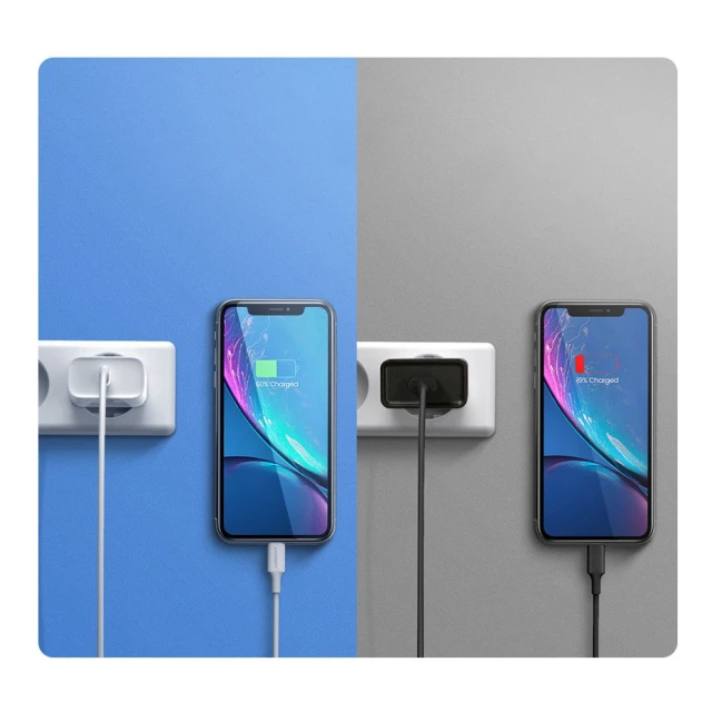 Мережевий зарядний пристрій Ugreen QC/PD 20W USB-C White (60450-ugreen)