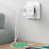 Мережевий зарядний пристрій Ugreen FC/QC 36W USB-C | USB-A White (60468 CD170)