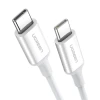 Кабель Ugreen US264 USB-C to USB-C 60W 1.5m White (60519)