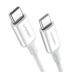 Кабель Ugreen US264 USB-C to USB-C 60W 1.5m White (60519)