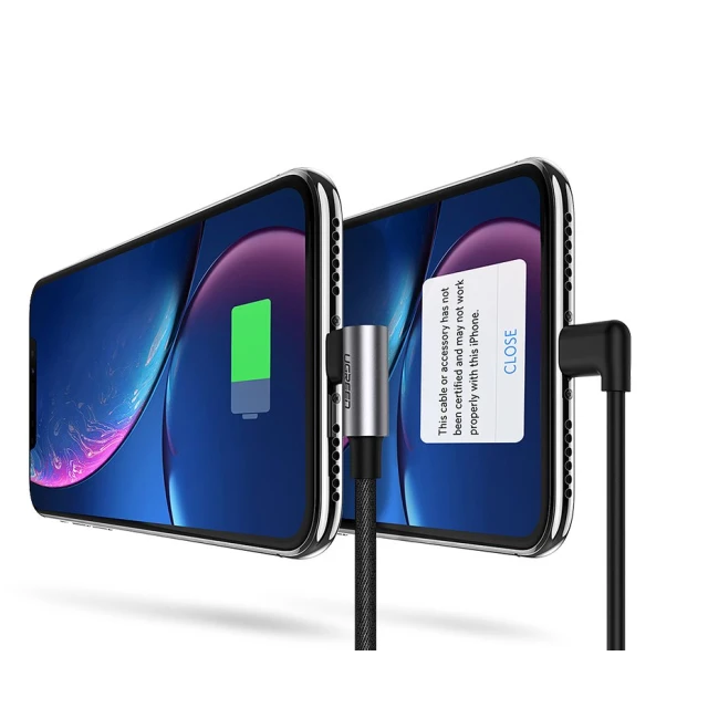 Кабель Ugreen USB-A to Lightning 2.4A 1m Black (UGR1085BLK)